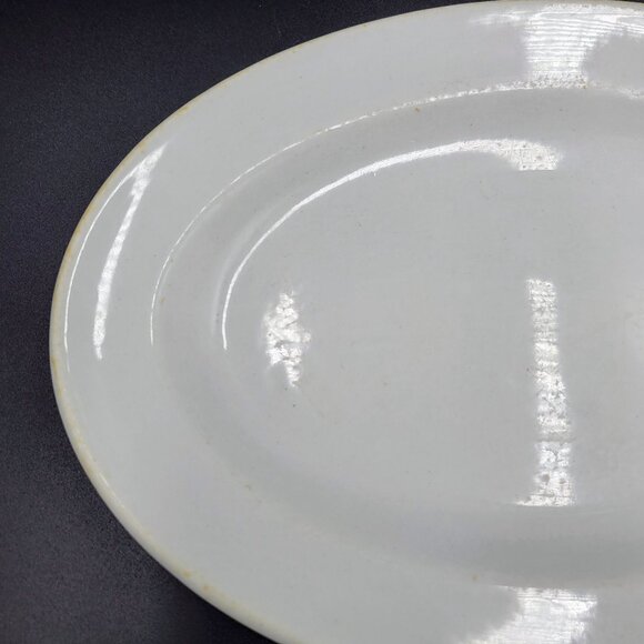 Vintage Oval Plate Platter W.H Grindley Vitrified England Restaurant Ware Read - Picture 4 of 10